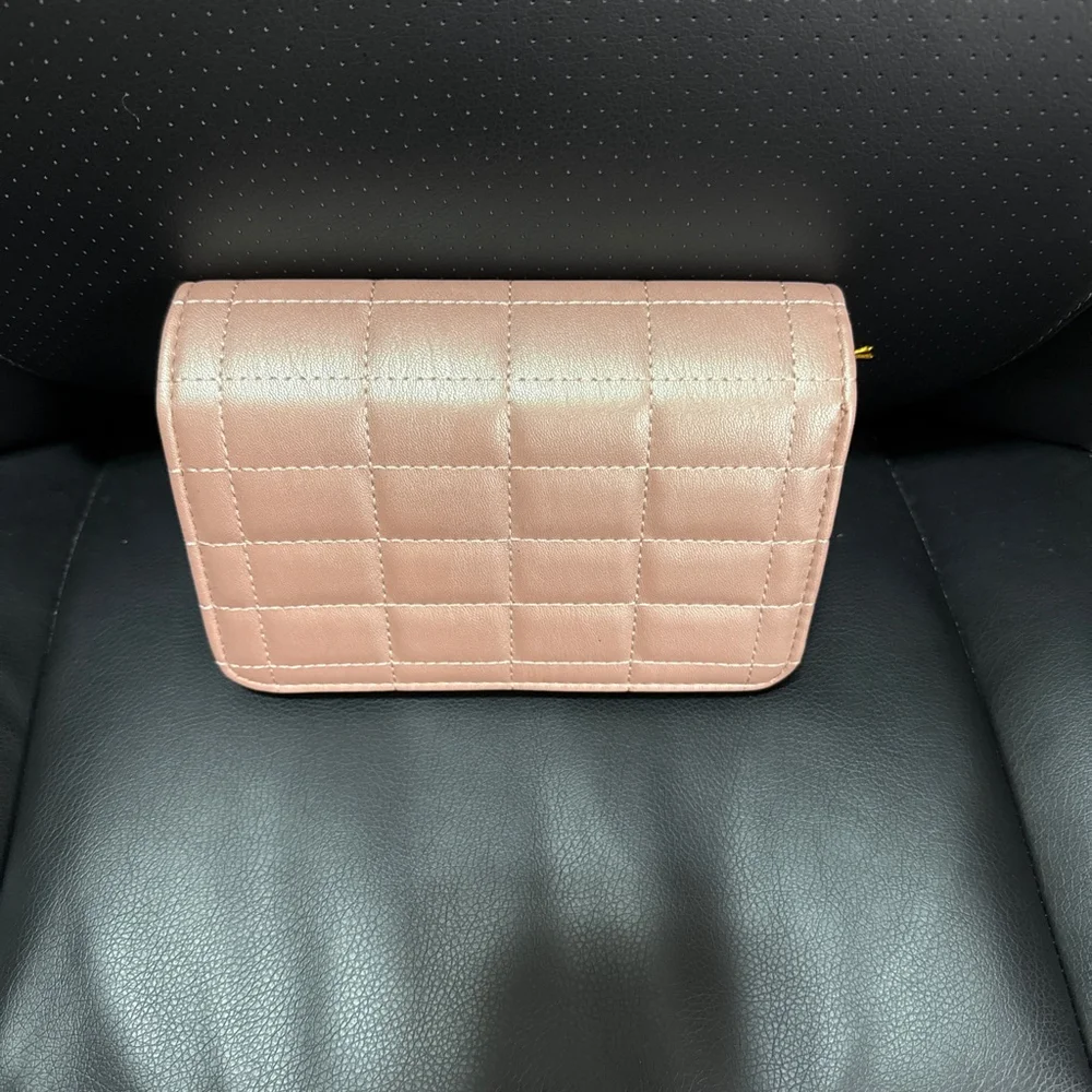 bebe Crossbody Bag in Iridescent Mauve (Pink) w/Charms - Picture 2 of 8